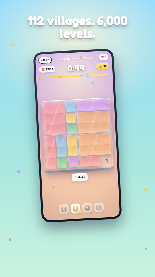Matri Rush: a late-game glass board across 112 villages